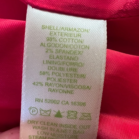 Poppy Red Velvet Velour Trench Style Coat - Picture 5 of 7